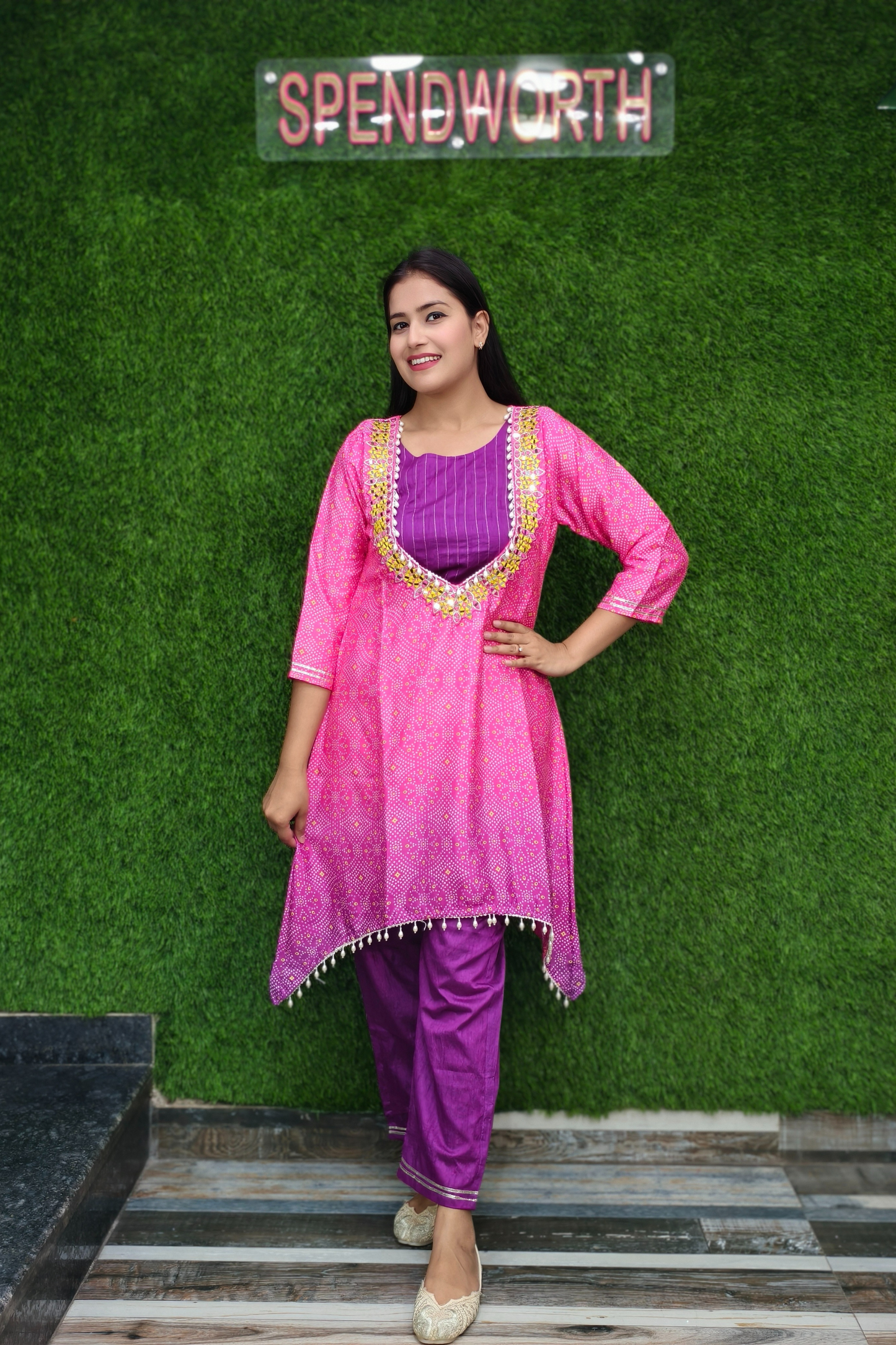 Bandhani 3 Piece Cord Set