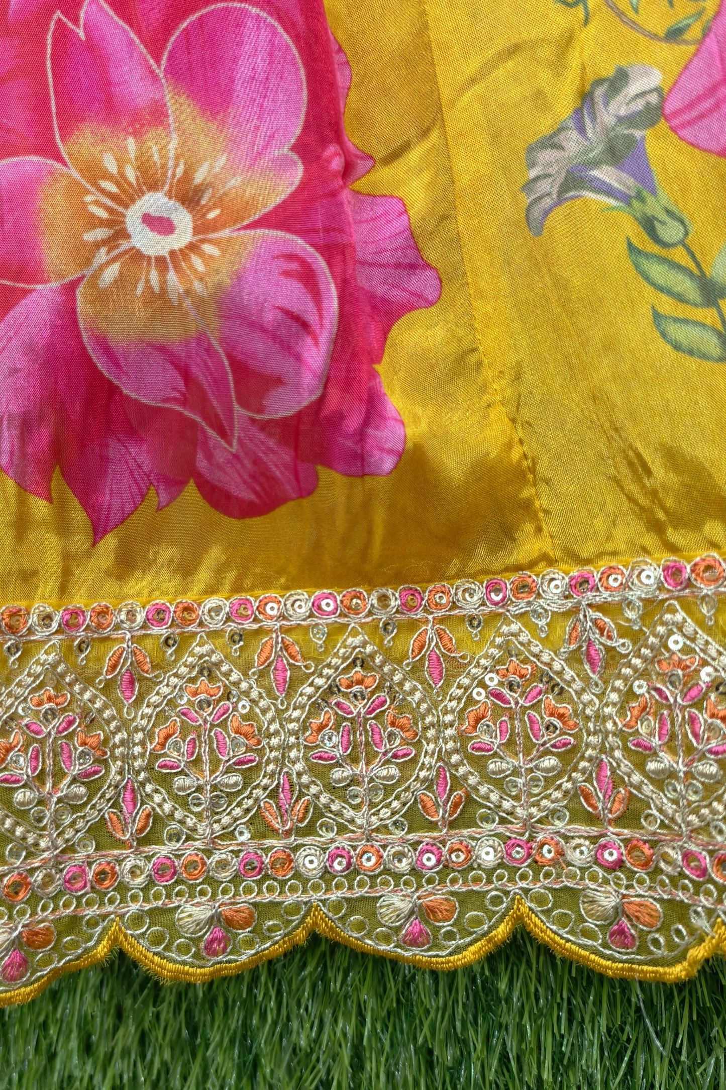 Chinnon Silk Partywear Kurta Set