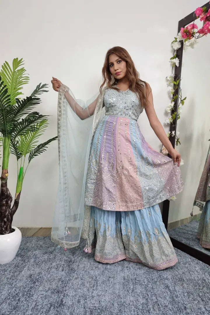 Anarkali 2025 with sharara