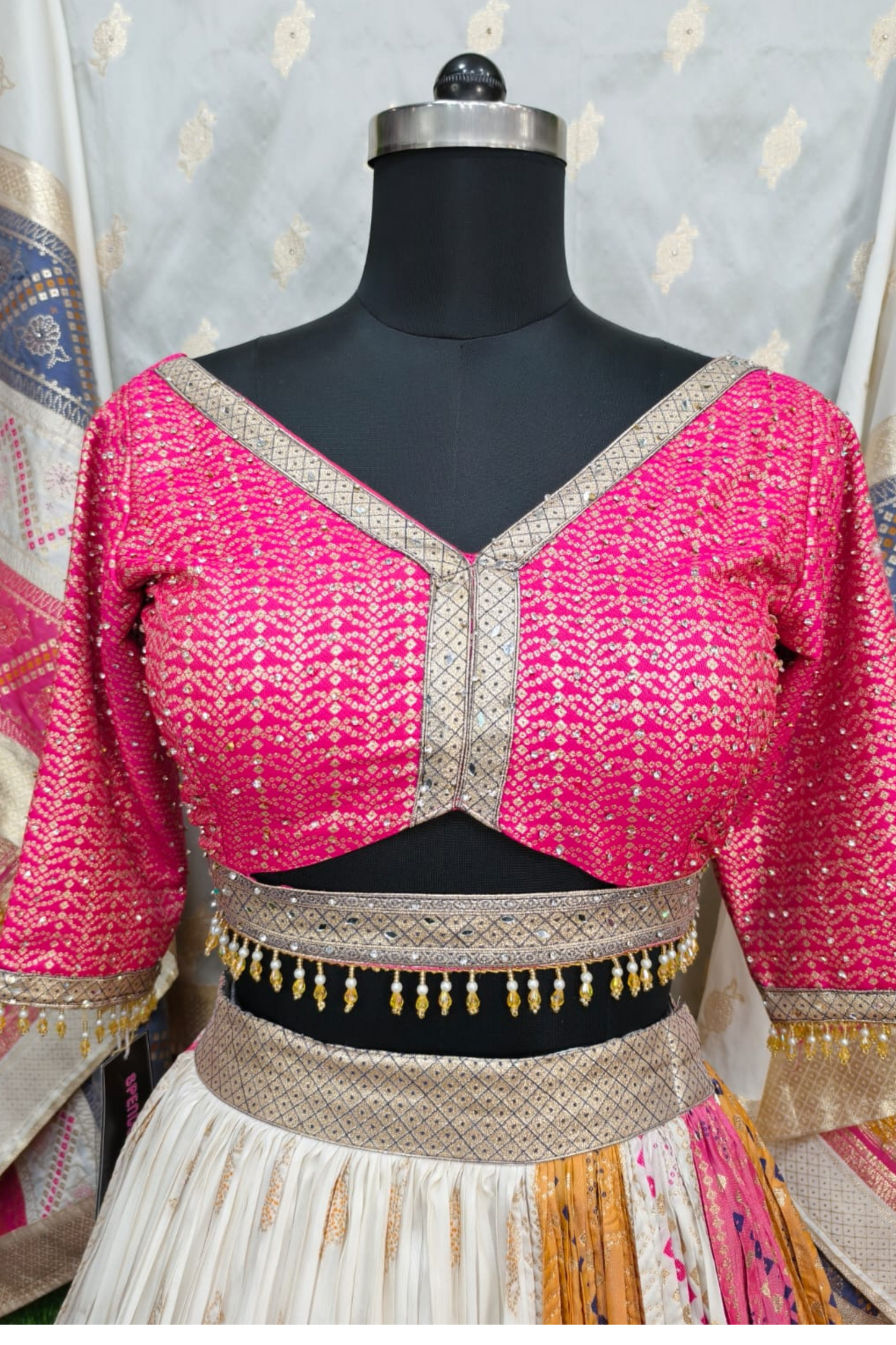 Banarasi Anarkali lehenga choli Dress