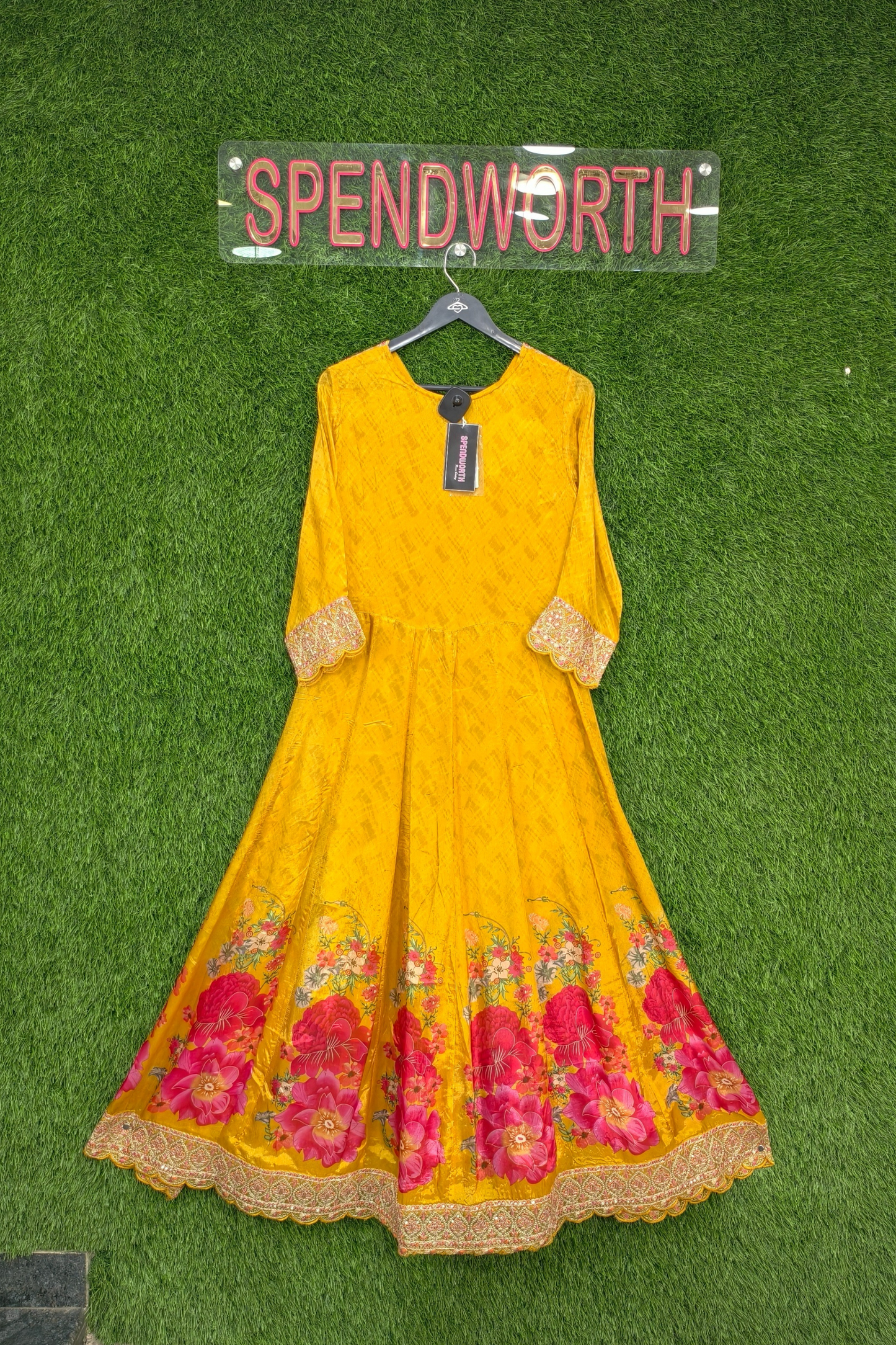 Chinnon Silk Partywear Kurta Set