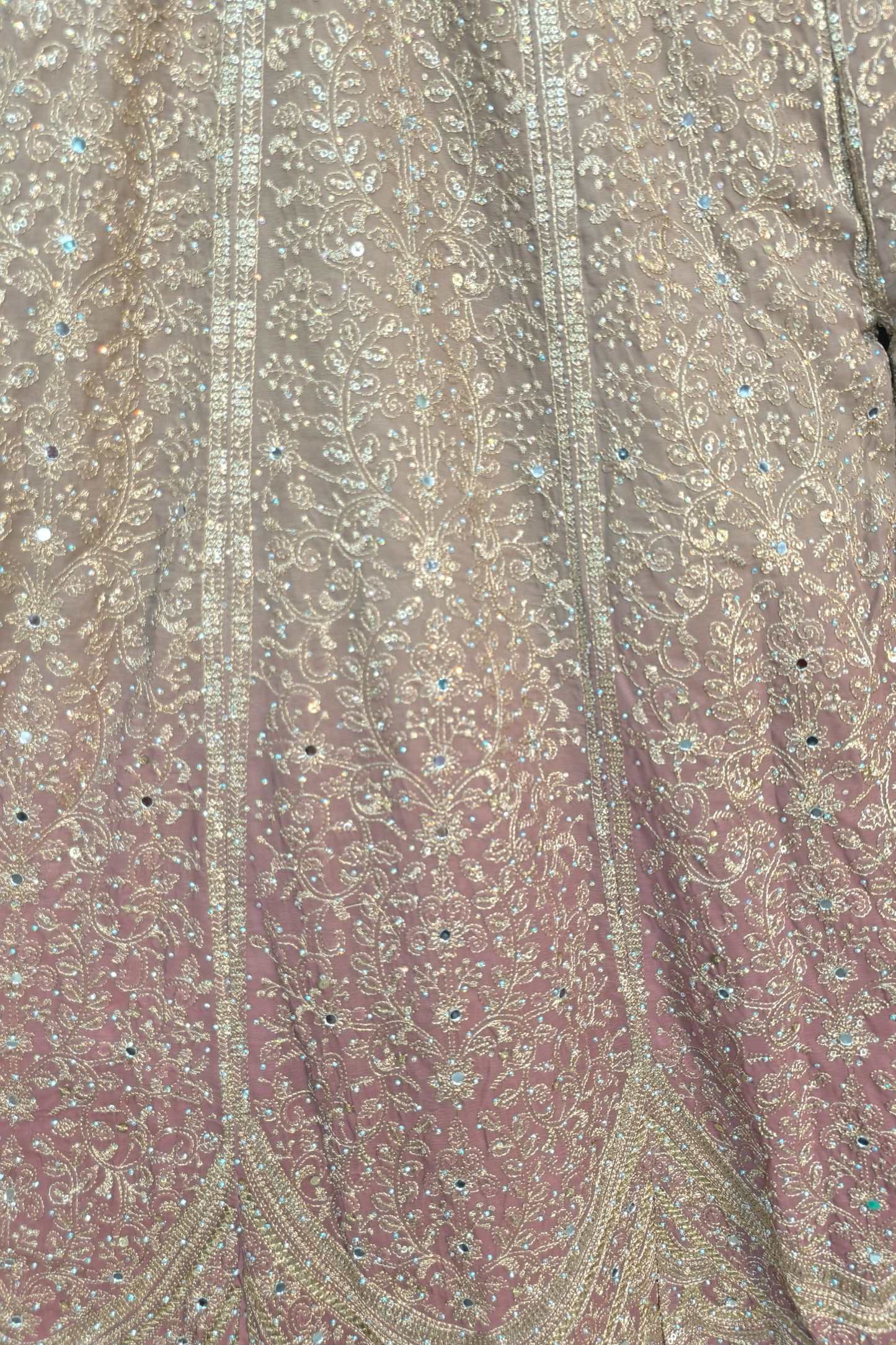 Pakeeza Pure Crop Top Sharara in tie die
