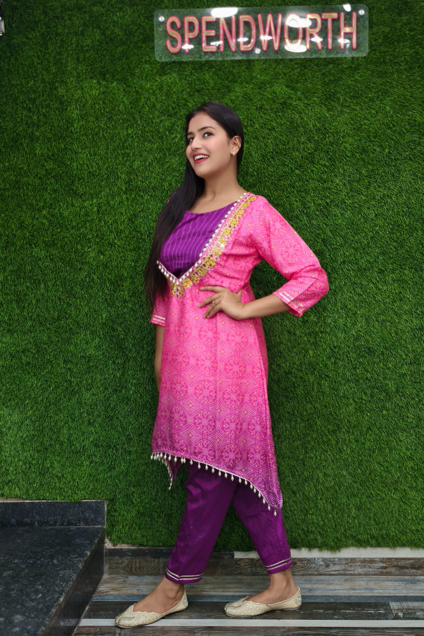 Bandhani 3 Piece Cord Set