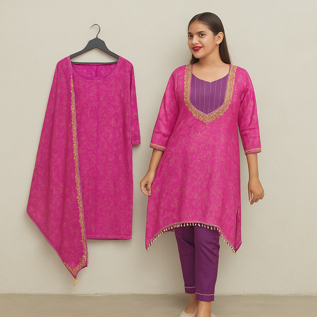 Bandhani 3 Piece Cord Set