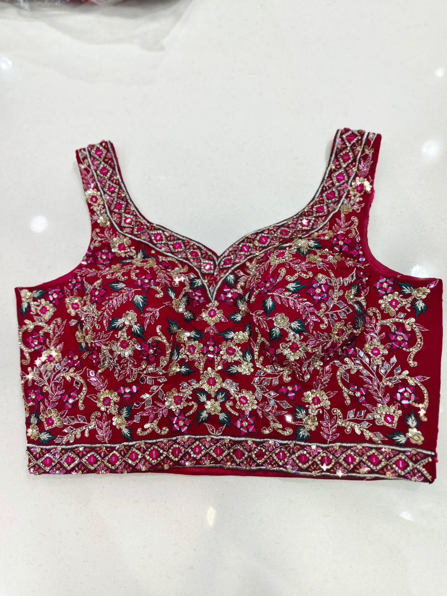 Stylish Blouse Partywear lehenga Choli In Georgette