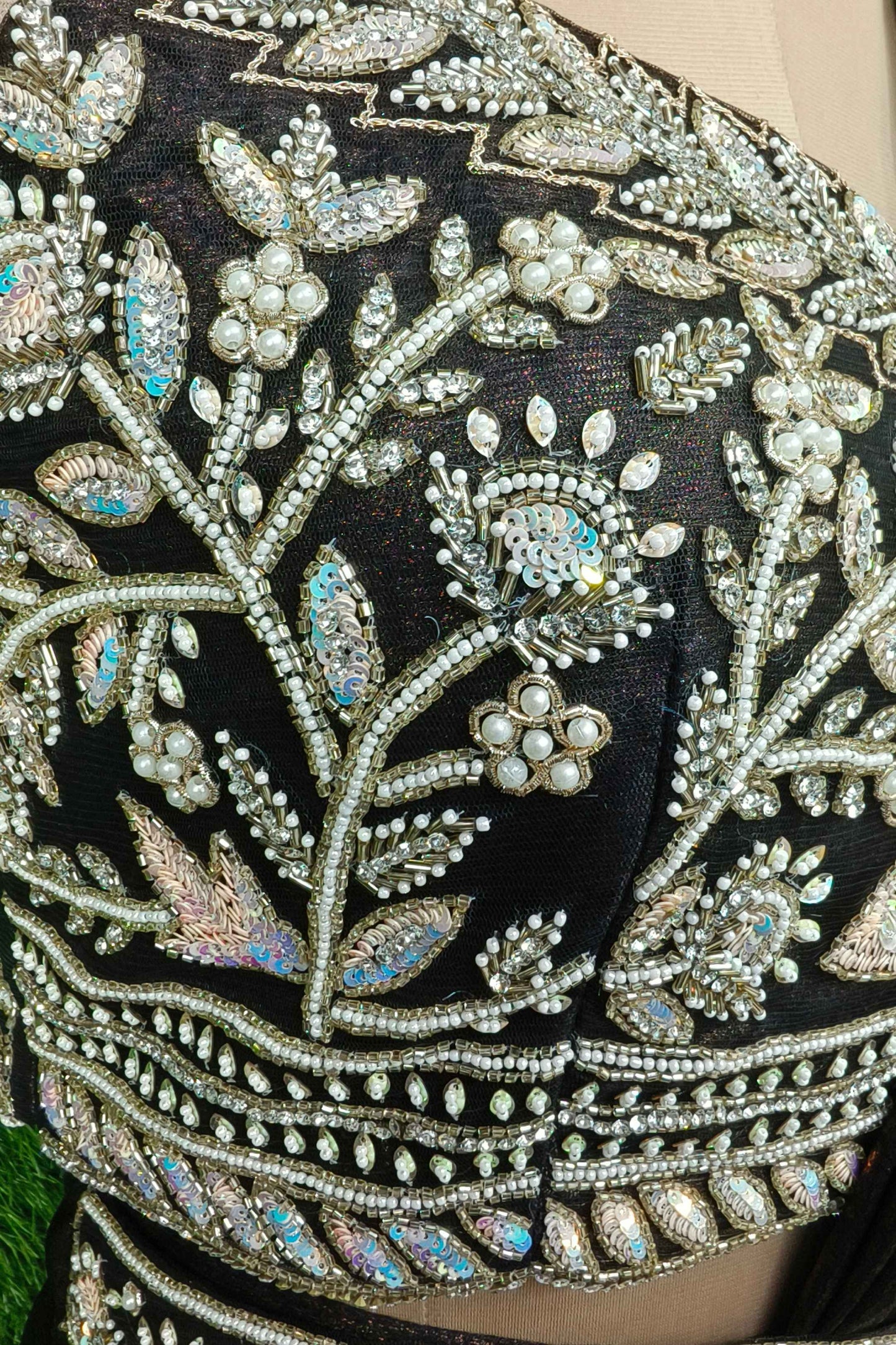 Hand Work Designer Blouse Ready to Wear Drape Saree In Imported Shimmer Fabric With Waist Belt Embroidery