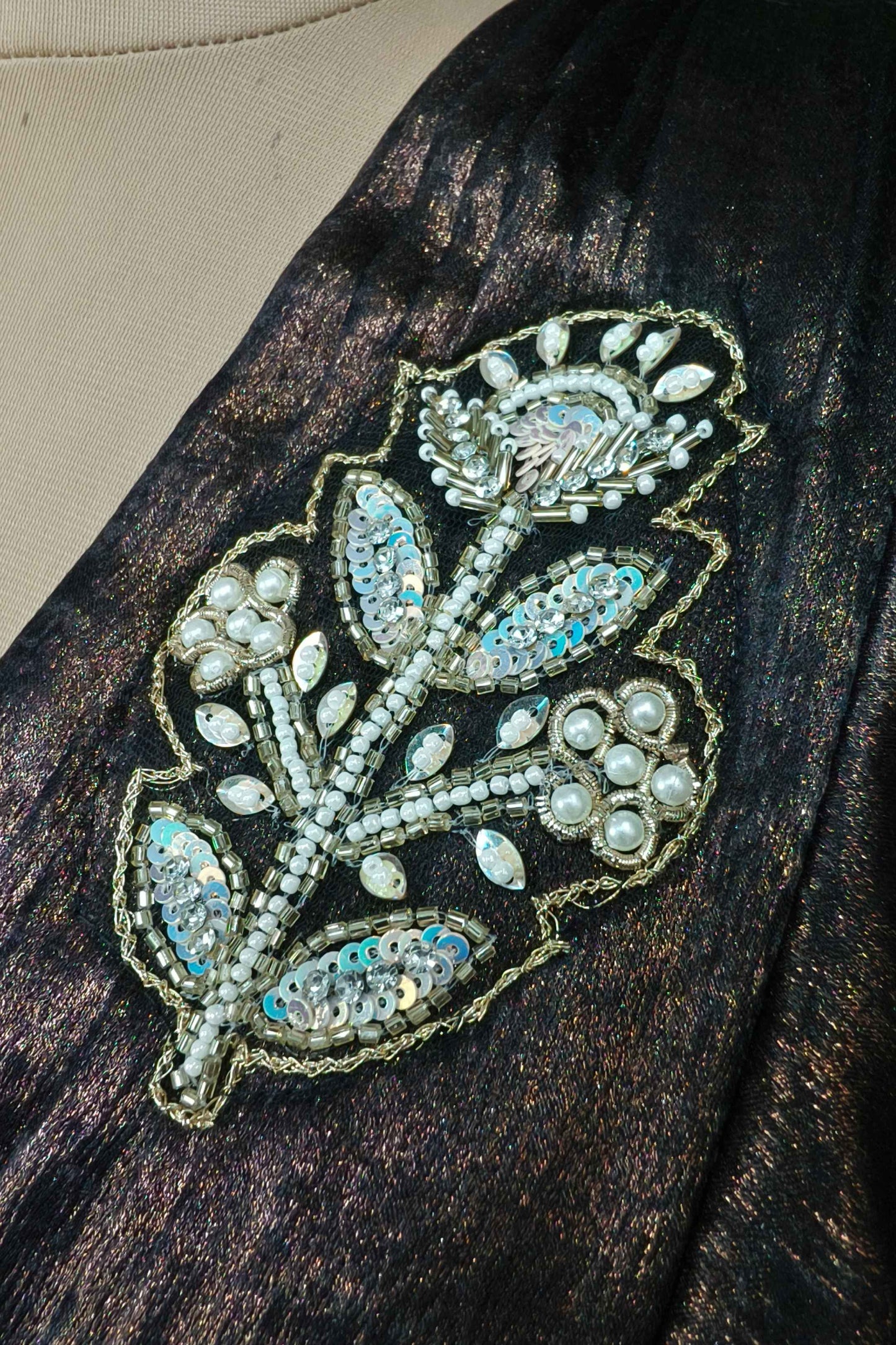 Hand Work Designer Blouse Ready to Wear Drape Saree In Imported Shimmer Fabric With Waist Belt Embroidery