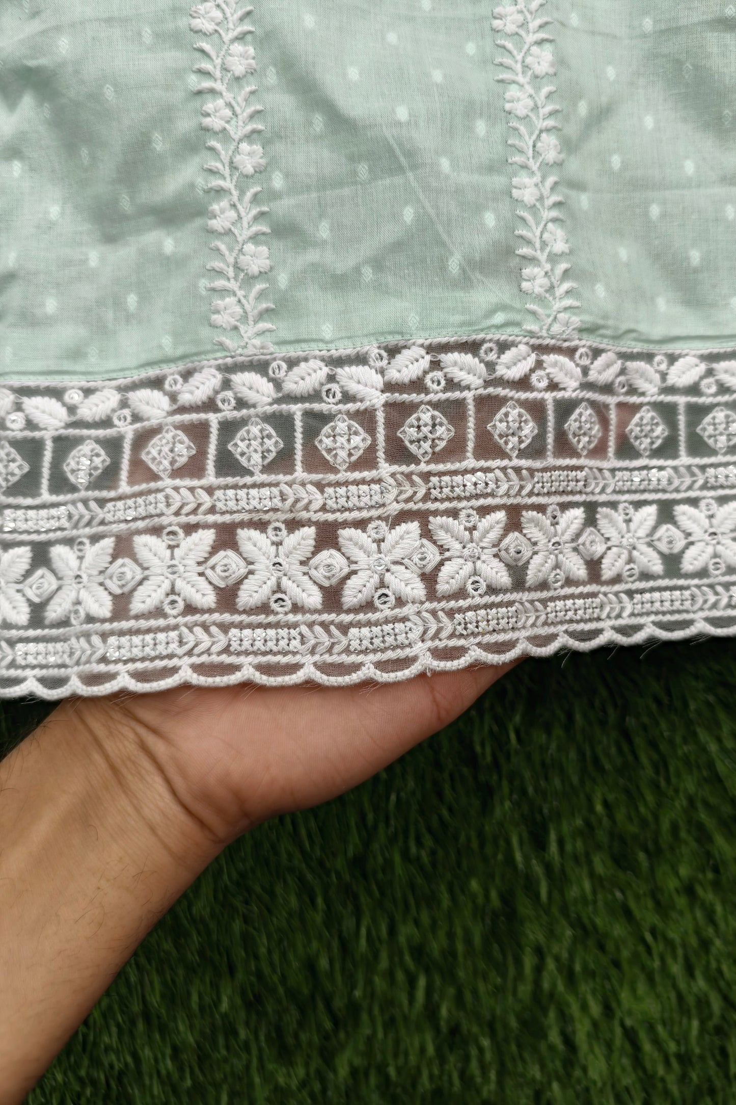 Pure Cotton Straight Pakistani suit With Dupatta