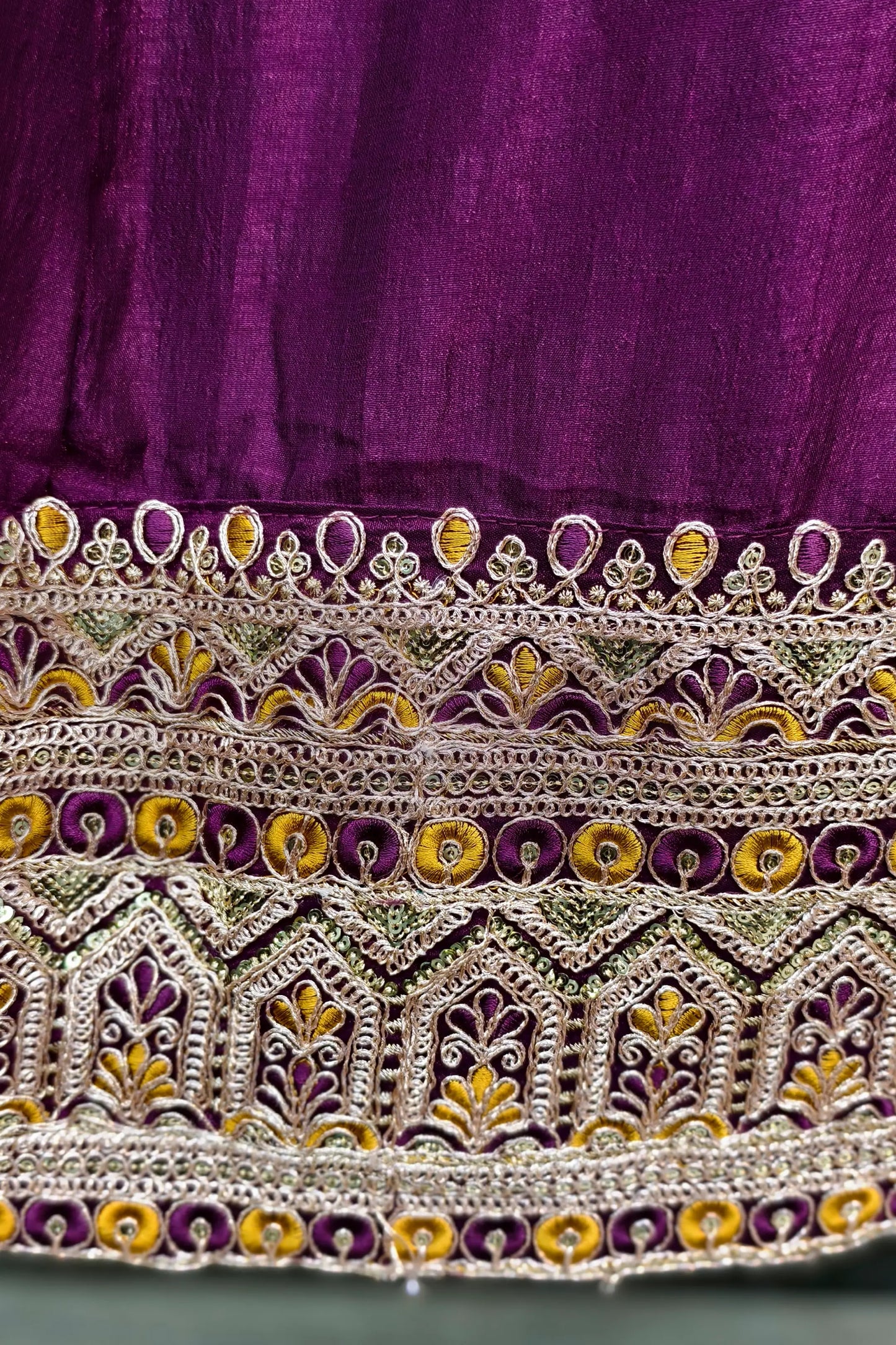 Silk Partywear Anarkali Kurta set With Contrast Duppatta