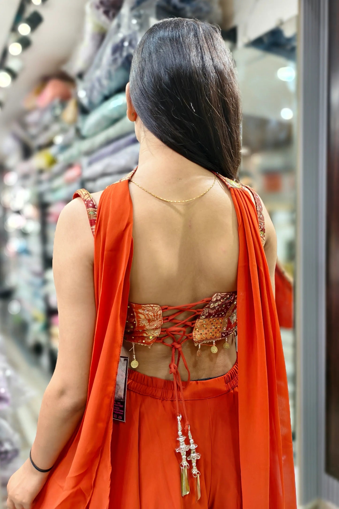 Beautiful Crop Top Sharara With Choker Duppatta