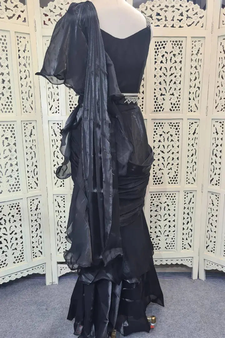 Readymade Partywear Ruffle Saree
