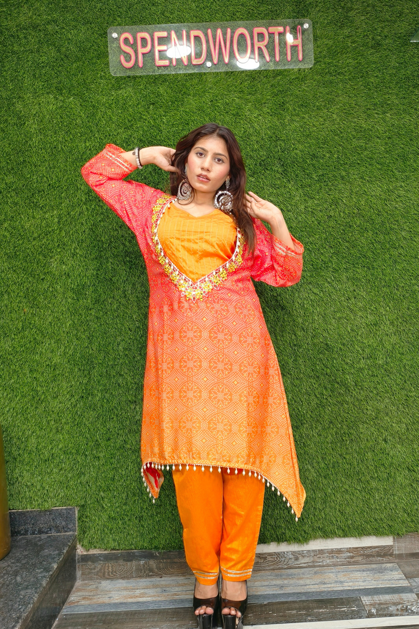 Bandhani 3 Piece Cord Set