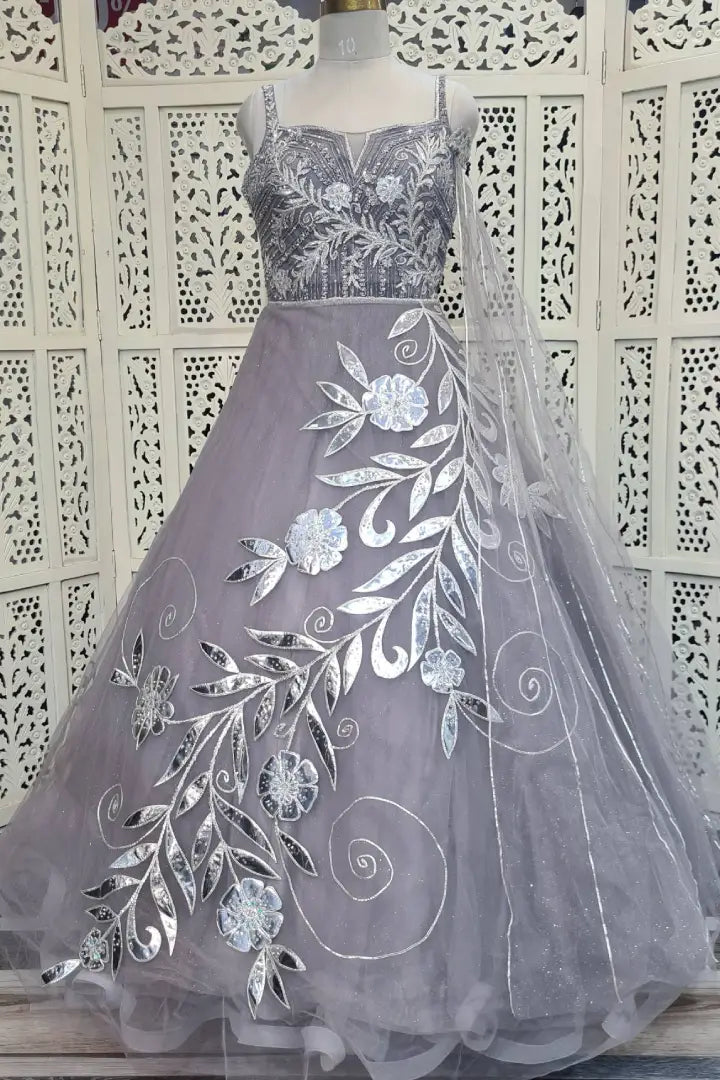 Barbie Dress OOAK Designer Emma Bright Blue Silver Bodice Silver Sparkle &  Doll | eBay