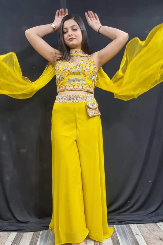 3 piece top long dress