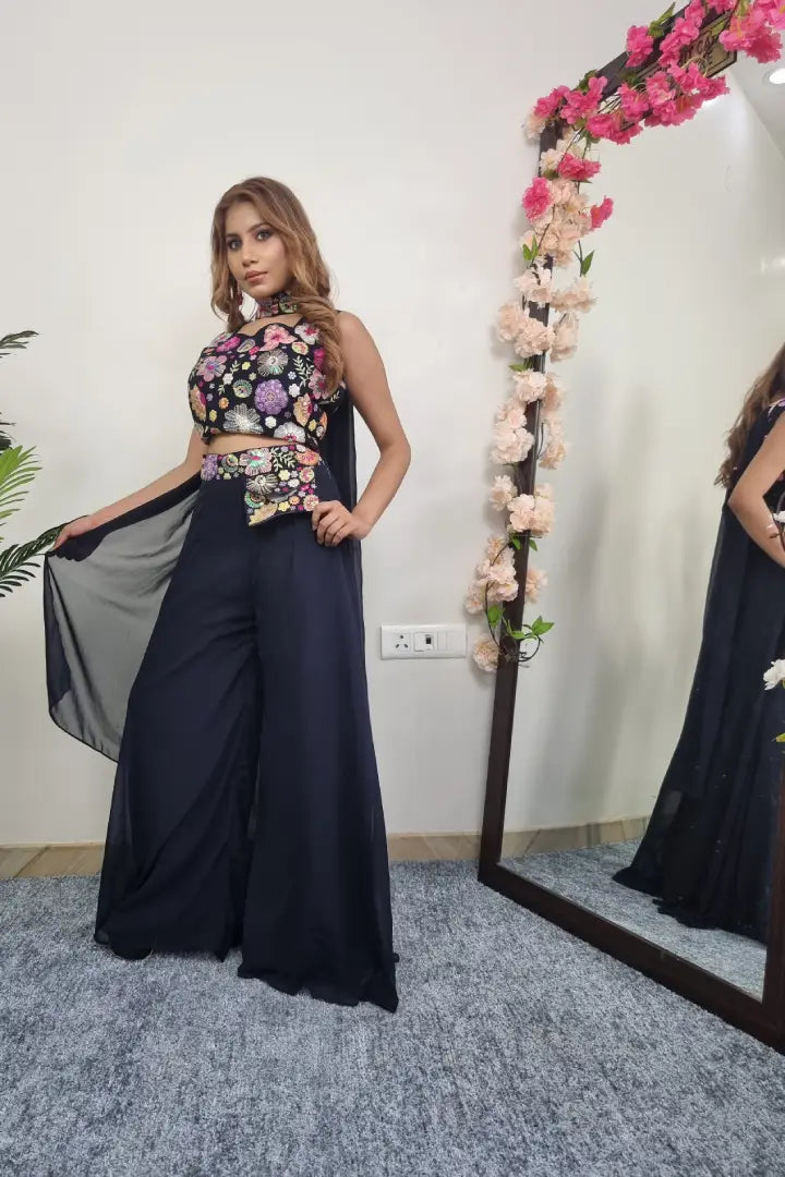 Crop top and gown online