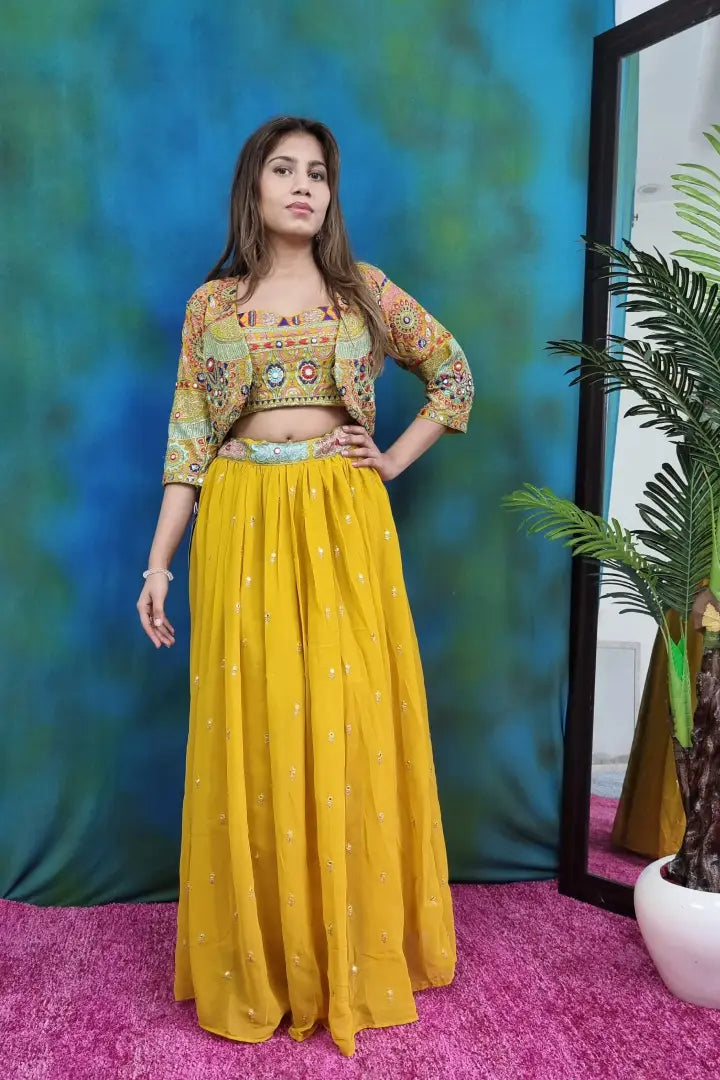 Shop LH147A - Lehenga Crop Top Online | Buy from Indian Store, USA
