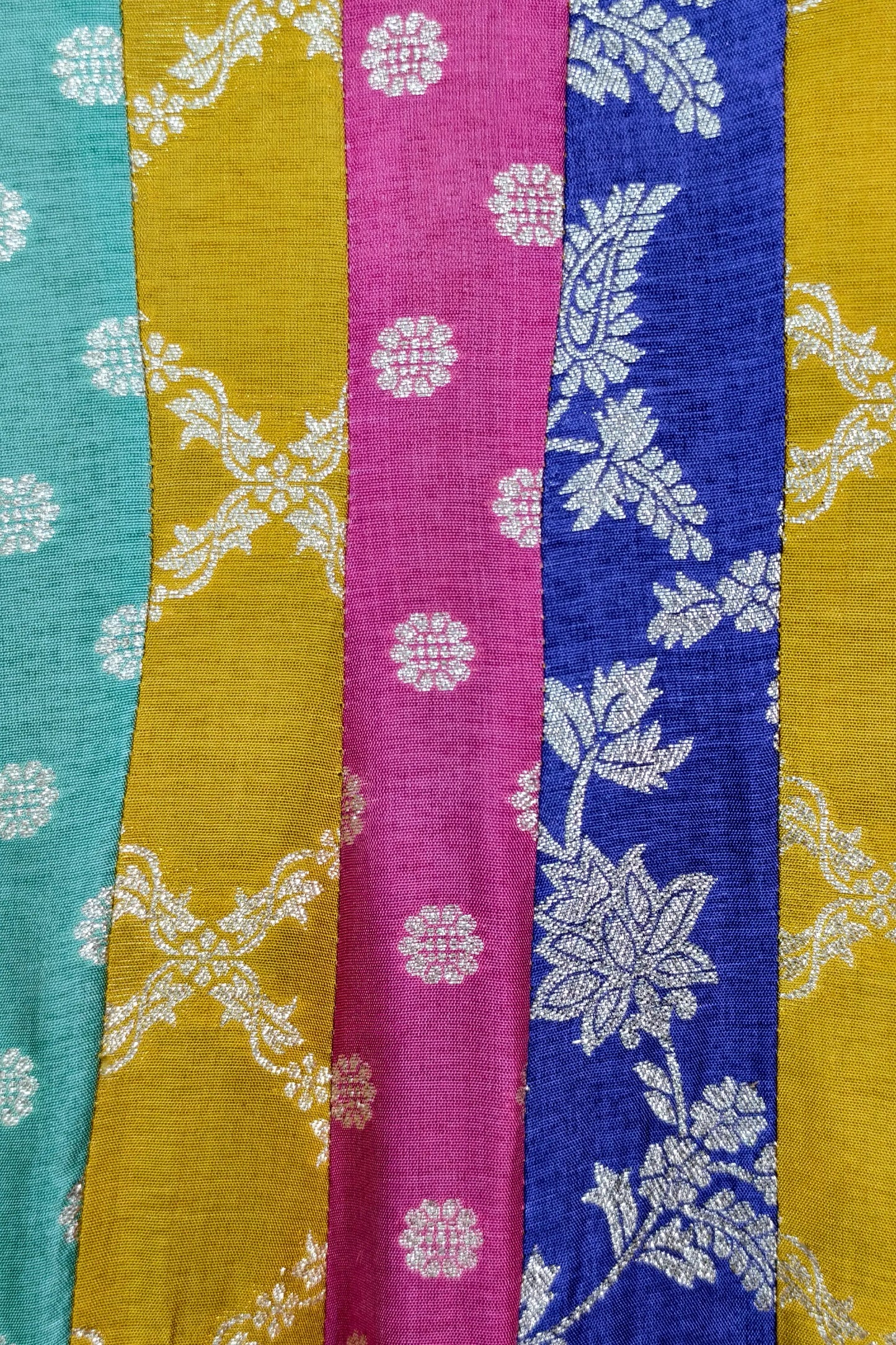 Banarasi Anarkali Multi Coloured Dress With Duppatta