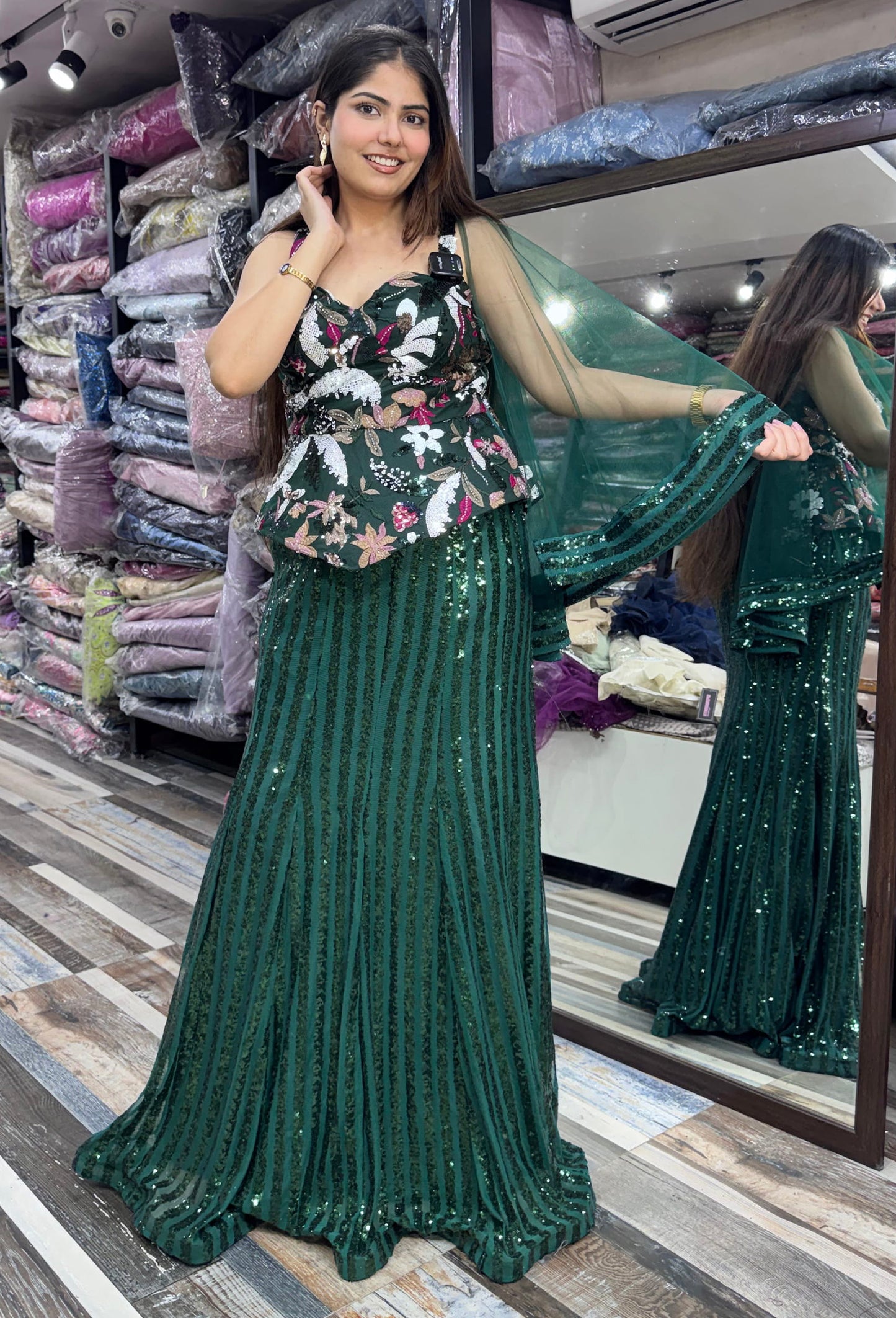 Designer Peplum Fishcut Lehenga Dress