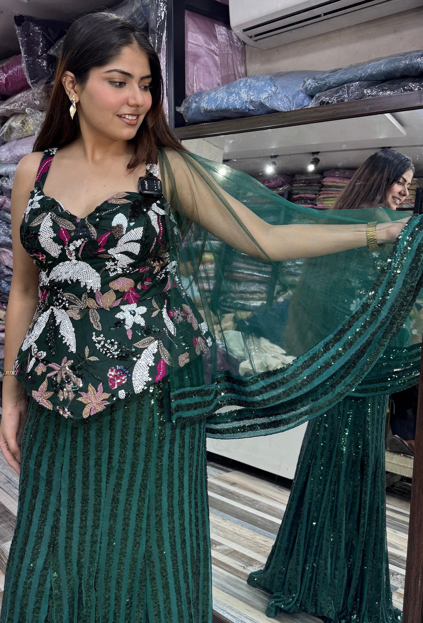 Designer Peplum Fishcut Lehenga Dress