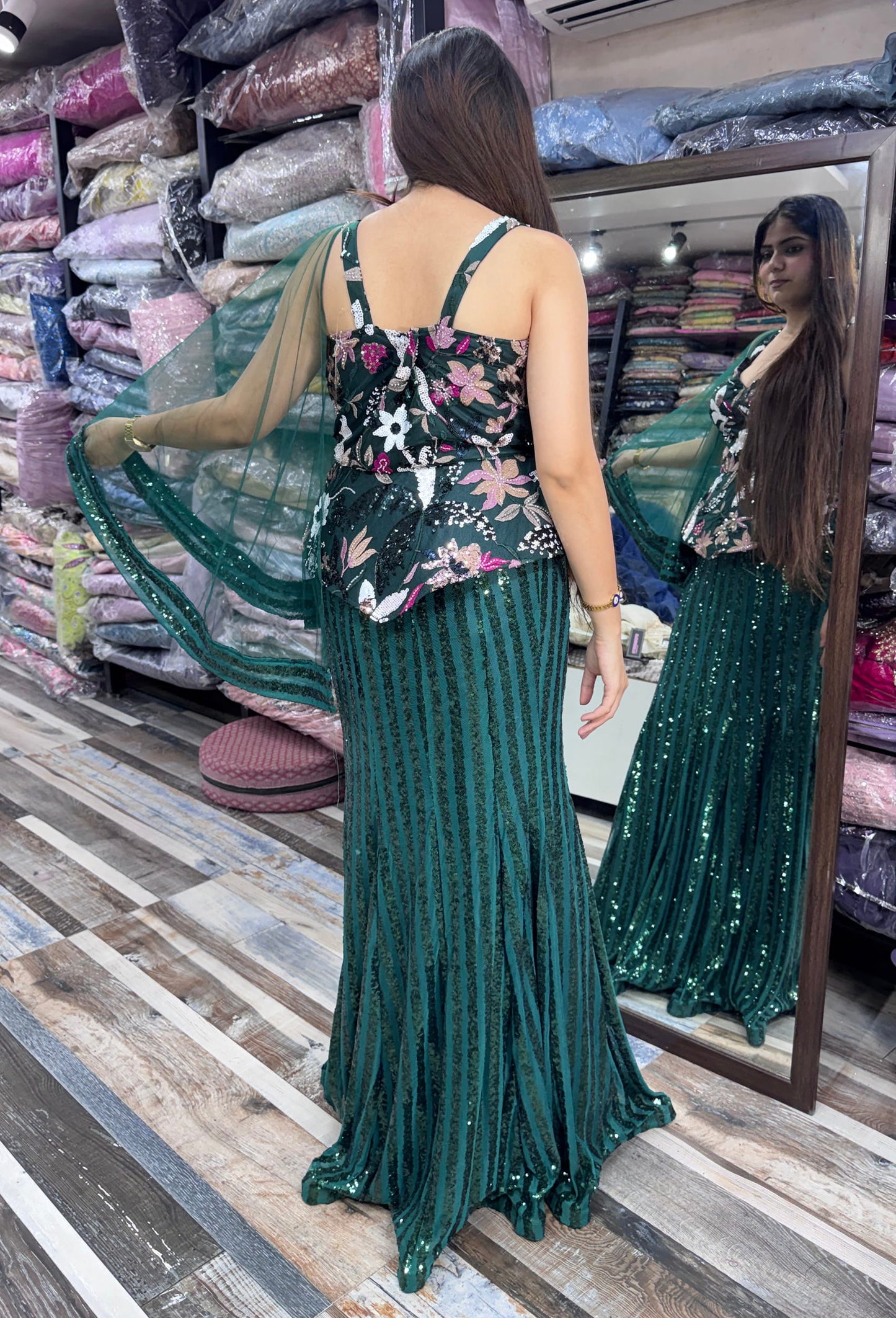 Designer Peplum Fishcut Lehenga Dress