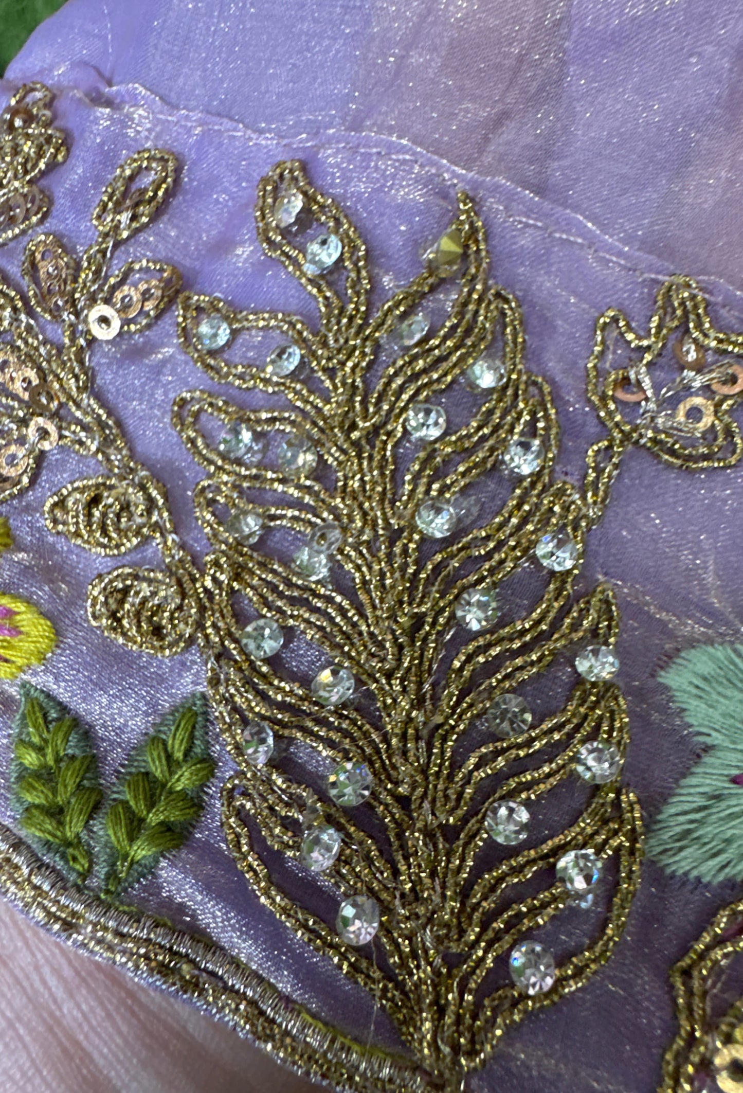 Elegant Organza Silk Sharara Suit Set with Embroidered Dupatta