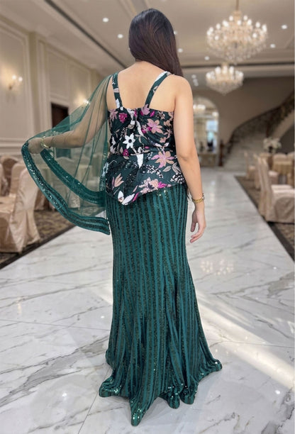 Designer Peplum Fishcut Lehenga Dress
