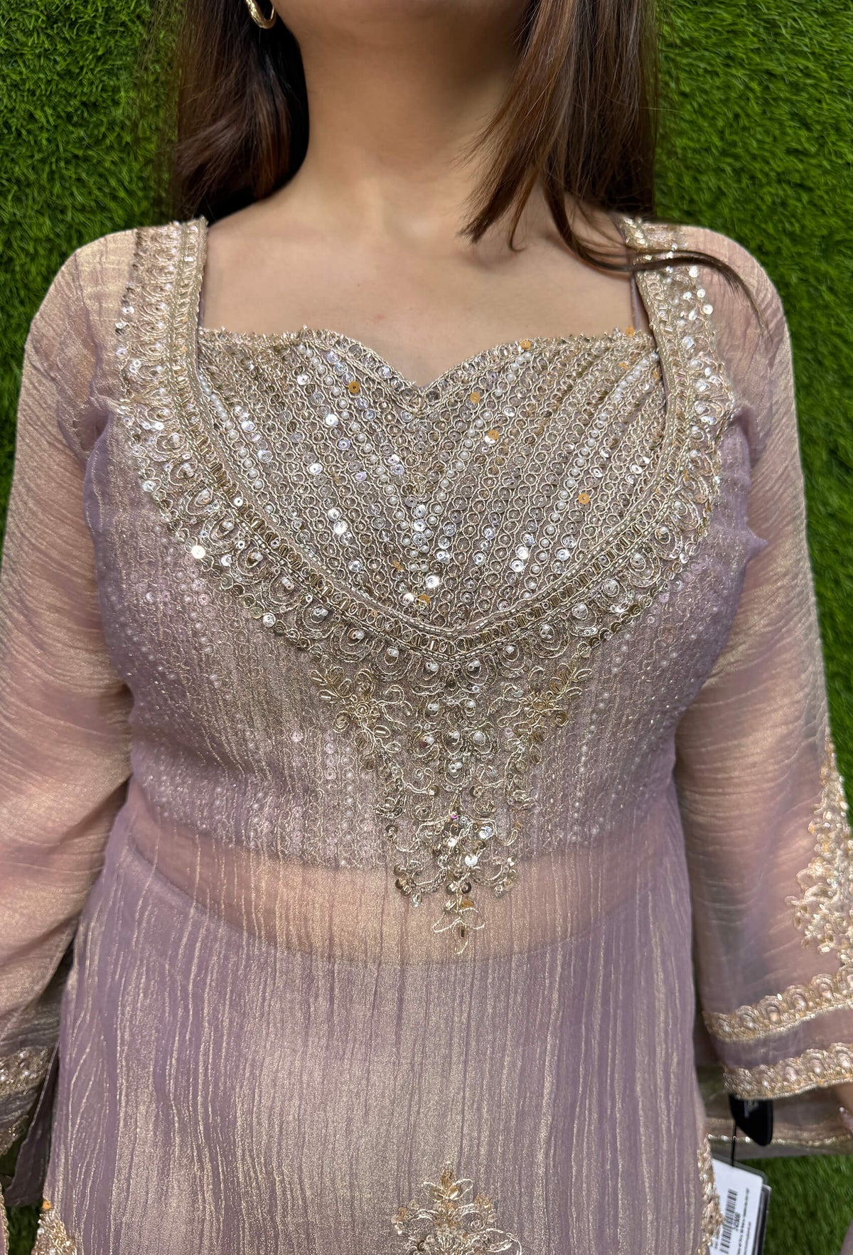 Bustier-Style Indo-Western Lehenga with Embellished Choli